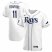 Tampa Bay Rays #11 Hunter Renfroe Mens Nike White Home 2020 World Series Bound Authentic Player MLB Jersey