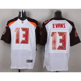 Nike Tampa Bay Buccaneers #13 Mike Evans White Mens Stitched NFL New Elite Jersey