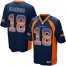 Nike Denver Broncos #18 Peyton Manning Navy Blue Alternate Mens Stitched NFL Limited Strobe Jersey