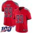 Nike Tennessee Titans #99 Jurrell Casey Red Mens Stitched NFL Limited Inverted Legend 100th Season Jersey