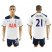 Tottenham Hotspur #21 Chadli White Home Soccer Club Jersey
