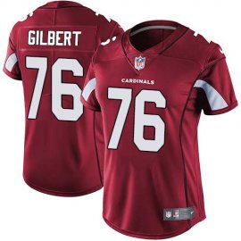 Nike Arizona Cardinals #76 Marcus Gilbert Red Team Color Womens Stitched NFL Vapor Untouchable Limited Jersey