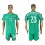 Brazil #23 EDERSON Green Goalkeeper 2018 FIFA World Cup Soccer Jersey