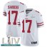 Nike San Francisco 49ers #17 Emmanuel Sanders White Super Bowl LIV 2020 Mens Stitched NFL Vapor Untouchable Limited Jersey