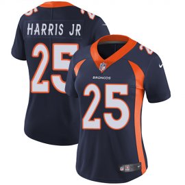 Nike Denver Broncos #25 Chris Harris Jr Blue Alternate Womens Stitched NFL Vapor Untouchable Limited Jersey