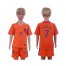 Holland #7 Memphis Home Kid Soccer Country Jersey