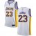 Womens Nike Los Angeles Lakers #23 LeBron James White NBA Swingman Association Edition Jersey