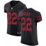 Nike San Francisco 49ers #22 Matt Breida Black Alternate Mens Stitched NFL Vapor Untouchable Elite Jersey