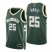 Nike Milwaukee Bucks #25 Mamadi Diakite Green Mens 2021-22 NBA 75th Anniversary Diamond Swingman Jersey – Icon Edition Mens