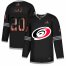 Carolina Hurricanes #20 Sebastian Aho Adidas Mens Black USA Flag Limited NHL Jersey?