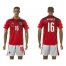 Austria #16 Wimmer Red Home Soccer Country Jersey