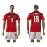 Austria #16 Wimmer Red Home Soccer Country Jersey