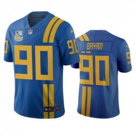 Jacksonville Jaguars #90 Taven Bryan Royal Vapor Limited City Edition NFL Jersey