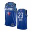 Mens Los Angeles Lakers #23 LeBron James Blue 2020 NBA All-Star Game Swingman Finished Jersey