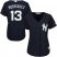 New York Yankees #13 Alex Rodriguez Navy Blue Alternate Womens Stitched MLB Jersey