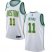 Mens Nike Boston Celtics #11 Kyrie Irving White NBA Swingman City Edition 2018-19 Jersey