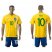 Brazil #10 Pele Home Soccer Country Jersey