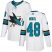 Adidas San Jose Sharks #48 Tomas Hertl White Road Authentic Stitched NHL Jersey