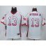 Nike New York Giants #13 Odell Beckham Jr White Womens Stitched NFL Elite Drift Fashion Jersey