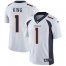 Nike Denver Broncos #1 Marquette King White Mens Stitched NFL Vapor Untouchable Limited Jersey