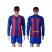 Barcelona Blank Home Long Sleeves Soccer Club Jersey