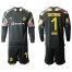 Dortmund #1 Burki Black Goalkeeper Long Sleeves Soccer Club Jersey