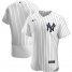 New York Yankees Mens Nike White Home 2020 Authentic Official Team MLB Jersey