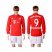 Bayern Munchen #9 Lewandowski Home Long Sleeves Soccer Club Jersey