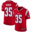Nike New England Patriots #35 Kyle Dugger Red Mens Stitched NFL Limited Inverted Legend Jersey