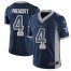 Nike Dallas Cowboys #4 Dak Prescott Navy Blue Team Color Mens Stitched NFL Limited Rush Drift Fashion Jersey
