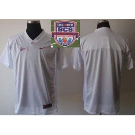 2013 BCS National Championship Alabama Crimson Blank White NCAA Football Jersey
