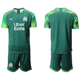 Marseille Blank Army Green Goalkeeper Soccer Club Jersey