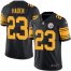 Nike Pittsburgh Steelers #23 Joe Haden Black Mens Stitched NFL Limited Rush Jersey