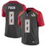 Nike Tampa Bay Buccaneers #8 Bradley Pinion Gray Mens Super Bowl LV Bound Stitched NFL Limited Inverted Legend Jersey