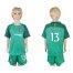 Chelsea #13 Courtois Green Kid Soccer Club Jersey