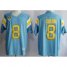 UCLA Bruins 8 Troy Aikman Blue College Football Techfit Authentic NCAA Jerseys