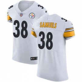 Nike Pittsburgh Steelers #38 Jaylen Samuels White Mens Stitched NFL Vapor Untouchable Limited Jersey