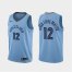 Memphis Grizzlies #12 Ja Morant BLM Jersey Blue