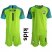 Brazil #1 Alisson Shiny Green Goalkeeper Kid Soccer Country Jersey