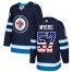Adidas Winnipeg Jets #57 Tyler Myers Navy Blue Home Authentic USA Flag Stitched NHL Jersey