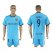 Barcelona #9 Suarez Away Soccer Club Jersey