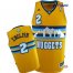 Denver Nuggets #2 Alex English Yellow Revolution 30 Swingman NBA Jersey Cheap