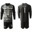 France #1 LLORIS Black Goalkeeper Long Sleeves Soccer Country Jersey