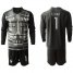 France #1 LLORIS Black Goalkeeper Long Sleeves Soccer Country Jersey
