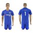 Chelsea #1 Cech Home Soccer Club Jersey