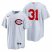 Reds 31 Mike Minor White Nike 2022 Field of Dreams Cool Base Jersey