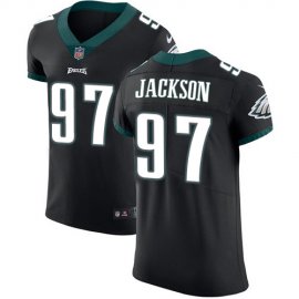 Nike Philadelphia Eagles #97 Malik Jackson Black Alternate Mens Stitched NFL Vapor Untouchable Elite Jersey