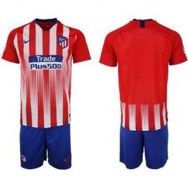 Atletico Madrid Blank Home Soccer Club Jersey