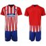 Atletico Madrid Blank Home Soccer Club Jersey