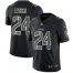 Nike Las Vegas Raiders #24 Marshawn Lynch Black Mens Stitched NFL Limited Rush Impact Jersey